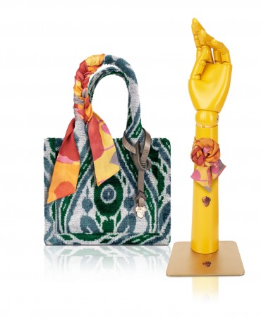 Шелковый (Бахмаль) тоут Petit (S) SMARAGDUS SOMNIA! (Ловец изумрудных снов!) SMARAGDUS SOMNIA!/S